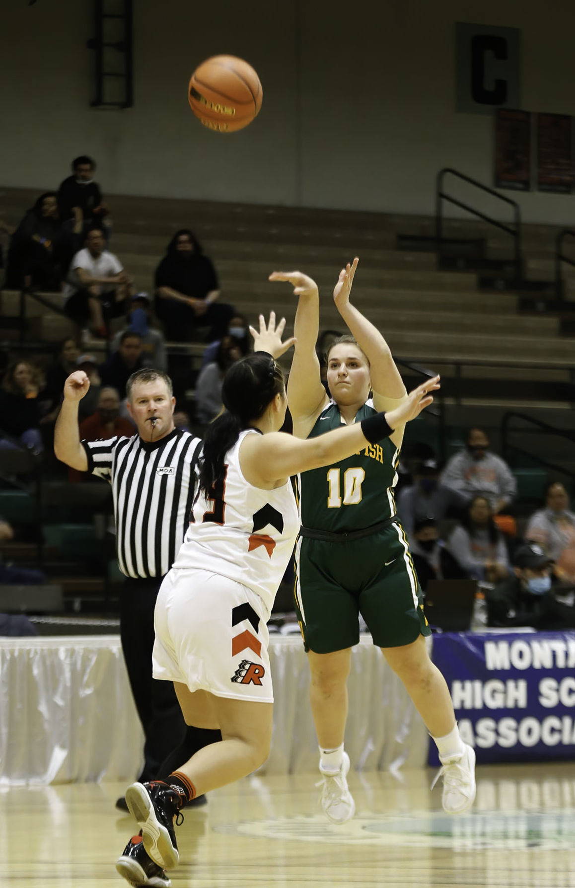 Class A girls Whitefish's Ashton Gunset
